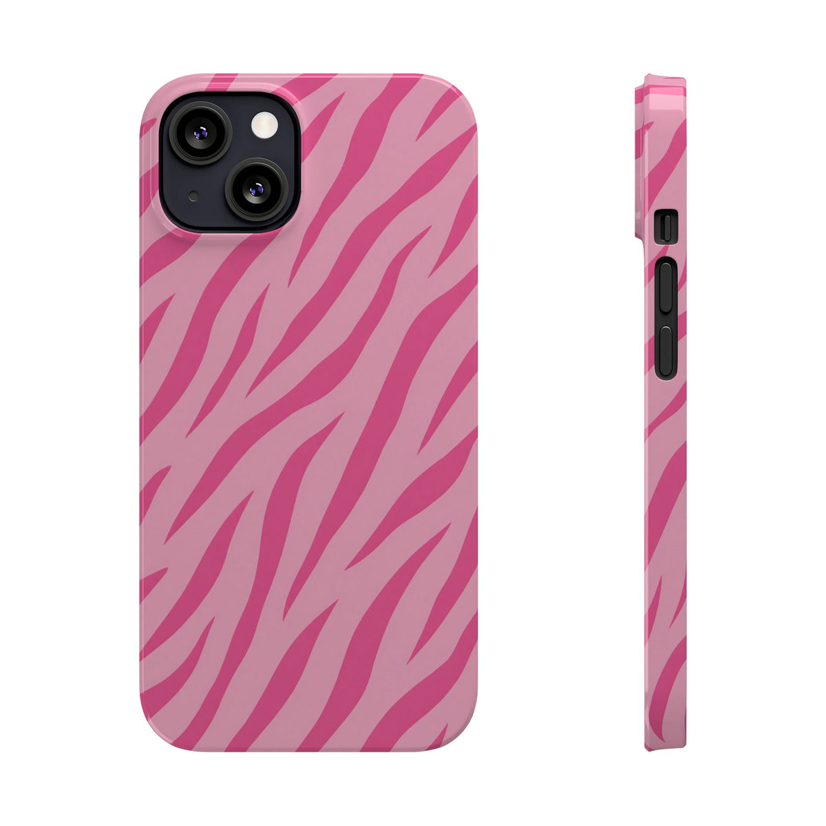 Pink Zebra— Slim iphone Case
