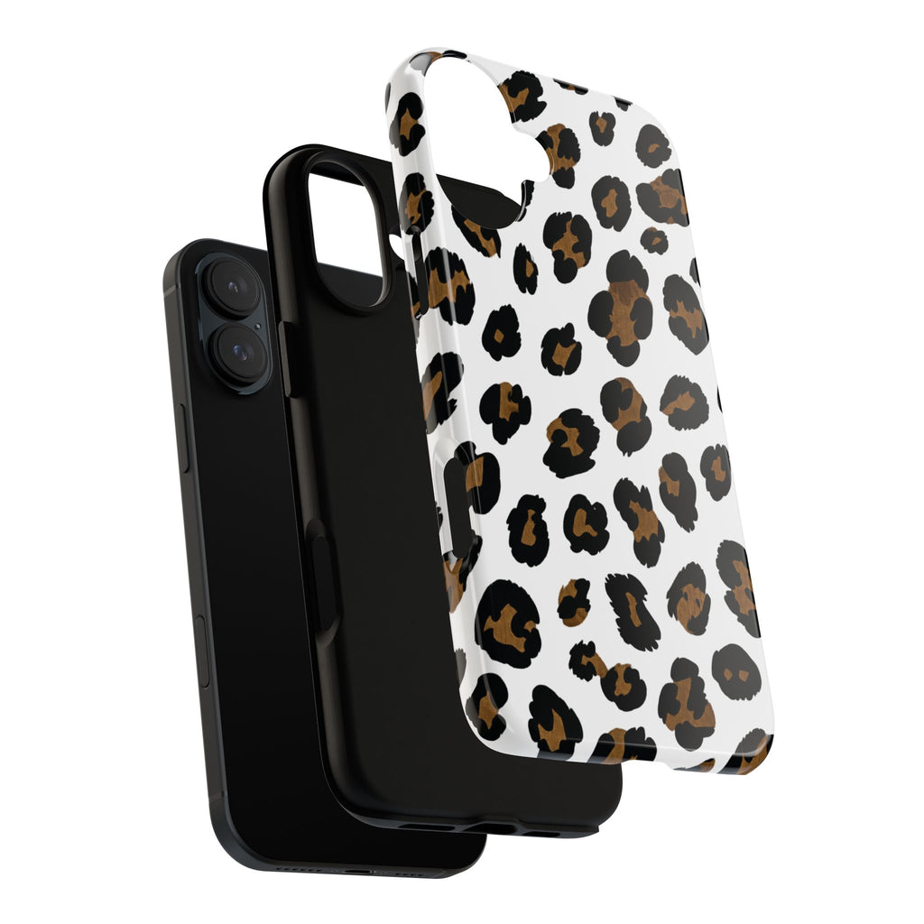 White Classic Leopard — Tough iphone case