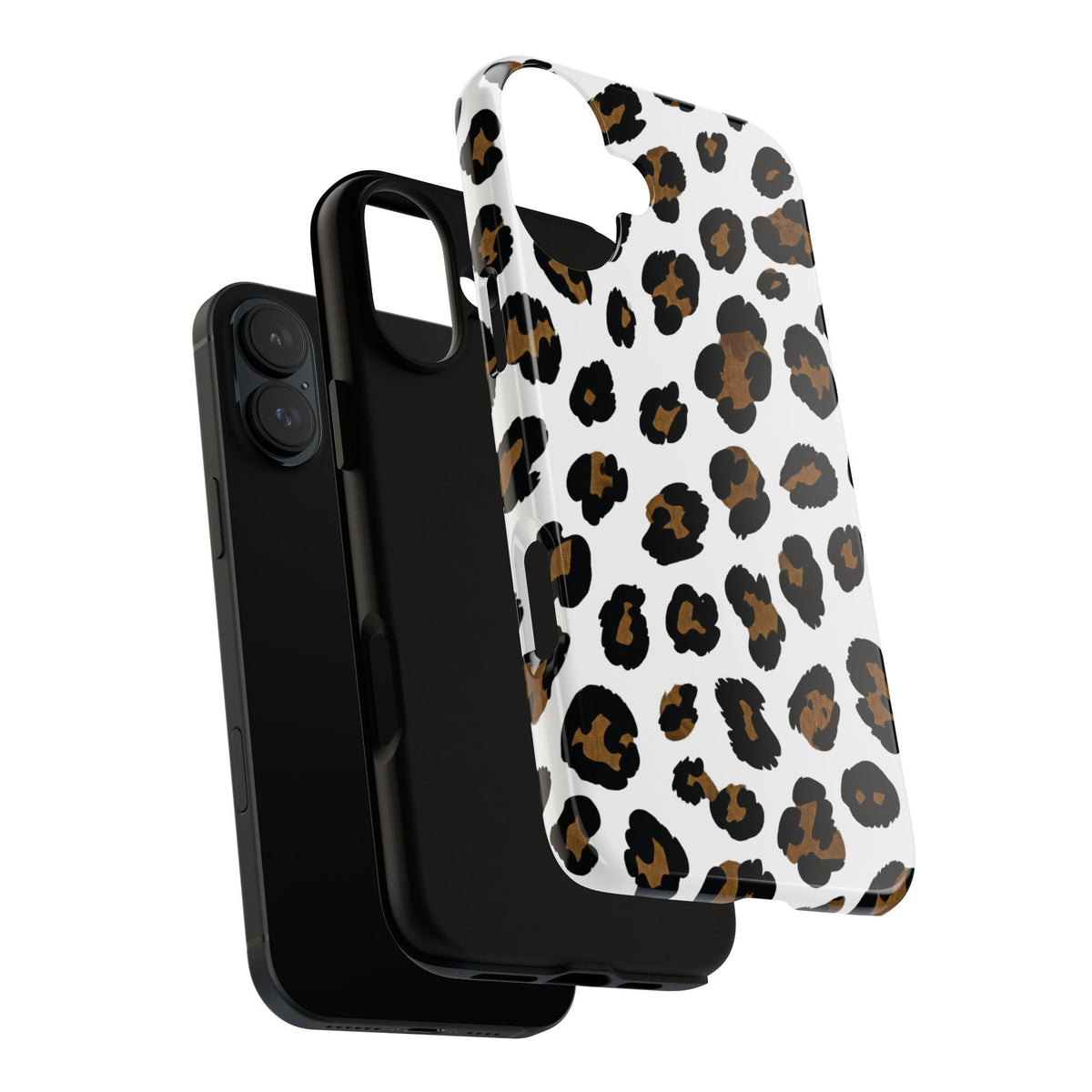 White Classic Leopard — Tough iphone case